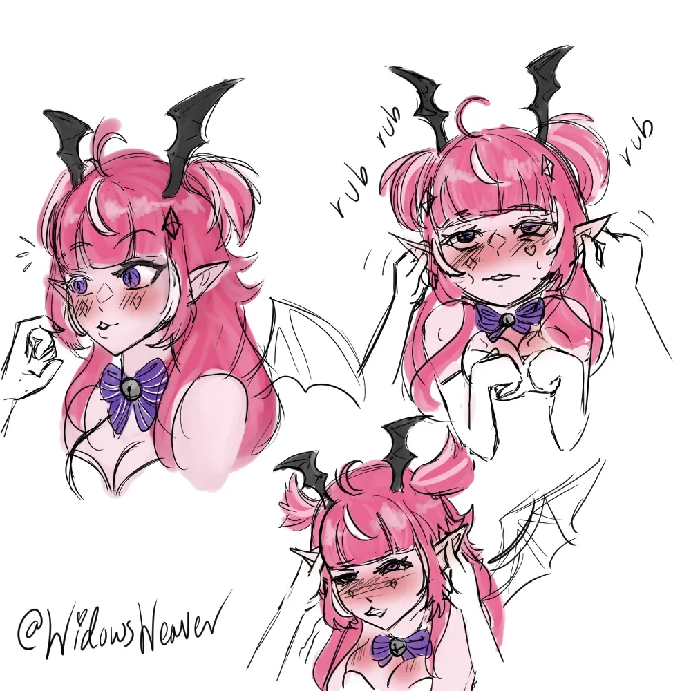 Ear rubs by WidowsWeaver